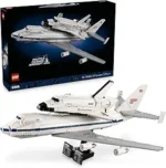 LEGO Icons Shuttle Carrier Aircraft Building Set for Adults - Spaceship & Airplane Model Kit for Adults, Ages 18+ - Air & Space Decor - Gift Idea for Men & Women - 10360