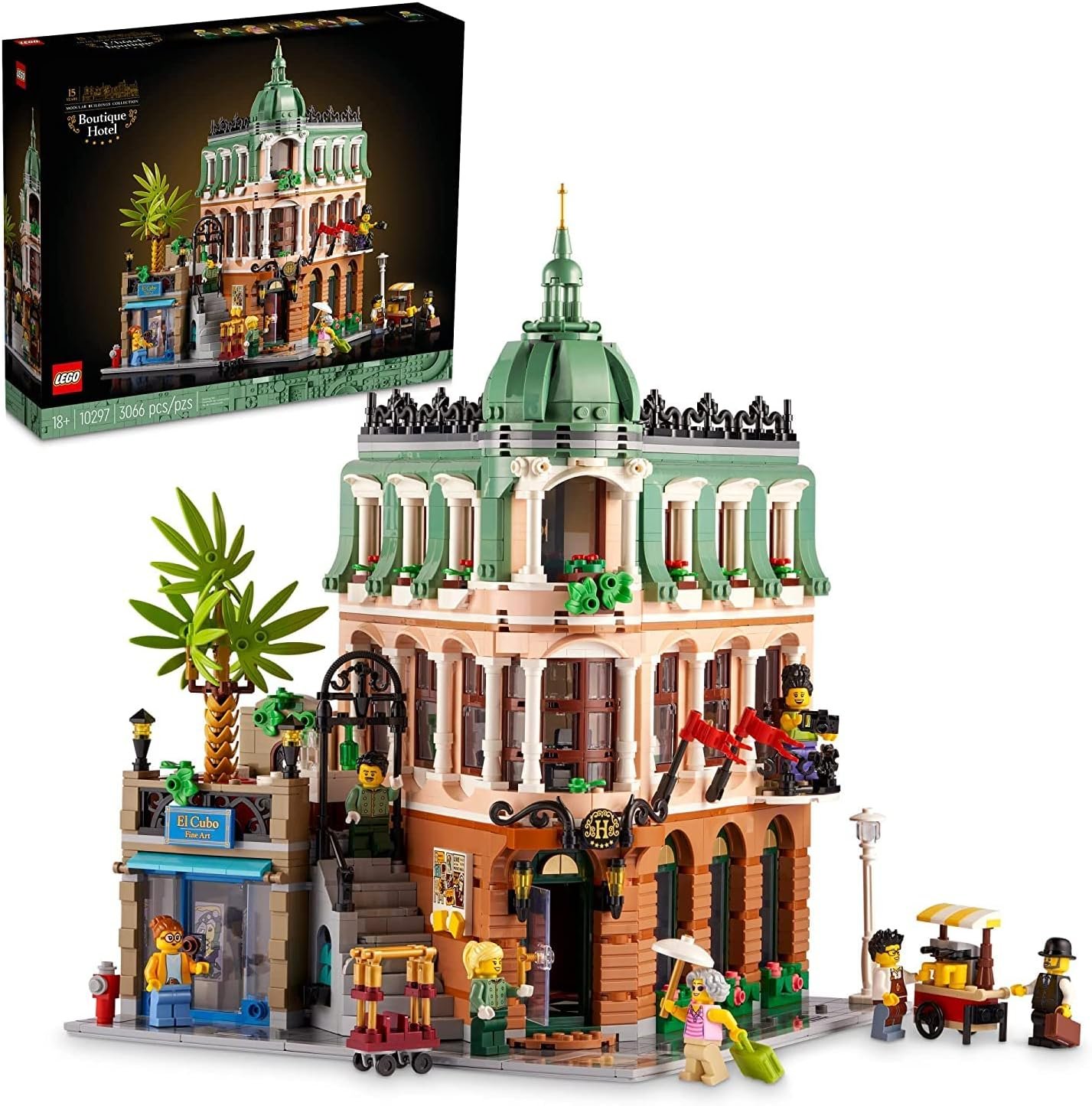 71+J5i13RXL._AC_SL1500_ LEGO Icons Santa’s Visit 10293 Christmas House Model Building Set for Adults and Families, Festive Home Décor with Xmas Tree, Gift Idea - Image 1