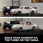 LEGO Icons Porsche 911 10295 Building Set, Collectible Turbo Targa, 2in1 Porsche Race Car Model Kit for Adults and Teens to Build, Gift Idea - Image 2