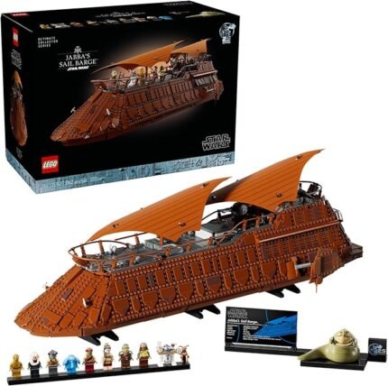 LEGO Star Wars Jabba's Sail Barge Building Sets for Adults - Star Wars Ship Collectibles Set for Fans