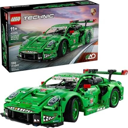 LEGO Technic Porsche 911 GT3 R Rexy AO Racing Car Building Toy for Boys & Girls