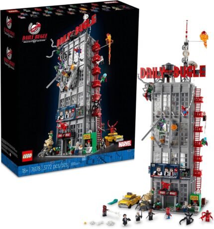 LEGO Marvel Spider-Man Daily Bugle Building Sets for Adults