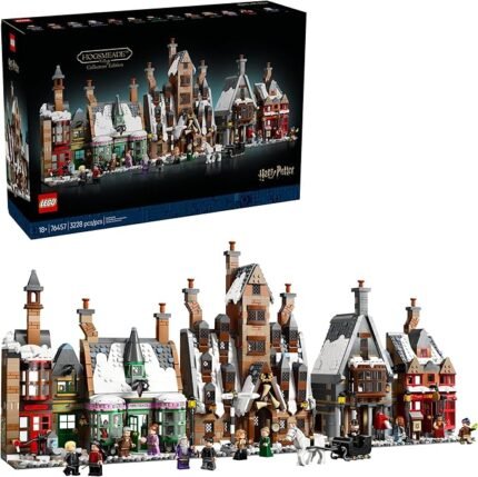 LEGO Harry Potter Hogsmeade Village – Collectors' Edition Building Set for Adults, Ages 18+ - Craft 7 Iconic Buildings - Kit Includes 12 Minifigures - Gift Idea for Birthdays and Fans - 76457