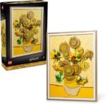 LEGO Art Vincent Van Gogh – Sunflowers Building Set for Adults - Home Decor Idea - Brick Built Painting - Gift for Birthdays - 31215