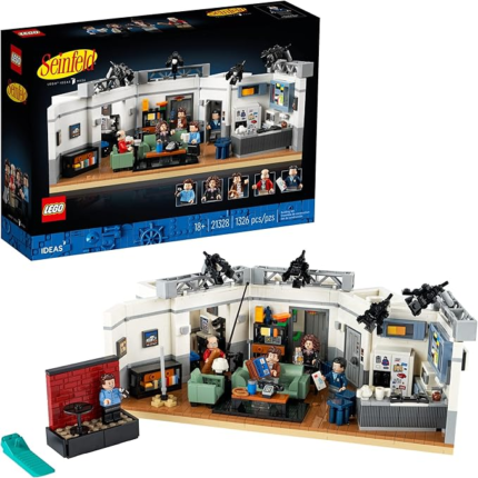 LEGO Ideas Seinfeld 21328 Building Kit; Collectible Display Model; Delightful 1990s Nostalgia Gift for Adults (1,326 Pieces)